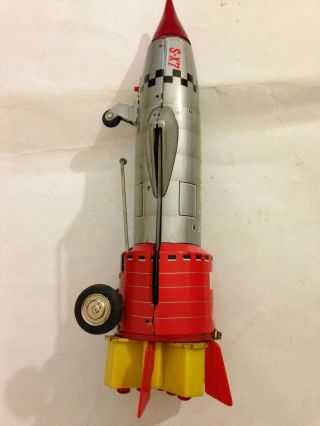 RARE Antique tin toys Space Solar X S - X7 rocket 16 