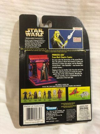 Kenner Princess Leia From Dark Empire Comicage Becomes a 3 - D Play Scene. 2
