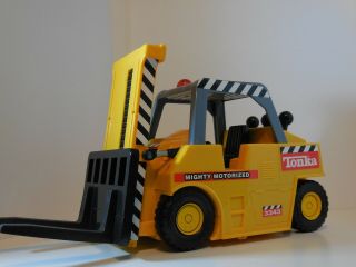 Tonka Mighty Motorized Fork Lift Hands On Control Fork lift 2000 3343 4