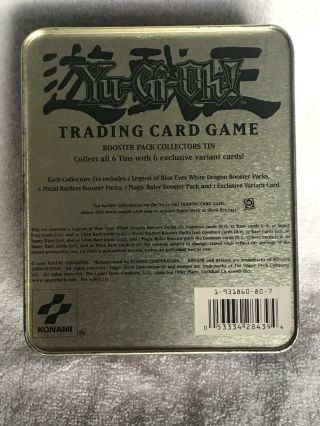 Yu - Gi - Oh Trading Card Game With Collectors Tin & Booster Packs Limited Edition 5