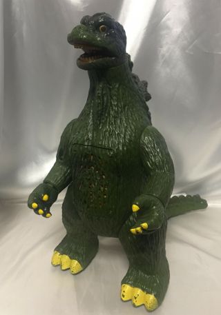 17 " Popy Godzilla Jumbo Machinder Jumbosaurus Vintage Kaiju Japanese Monster Toy