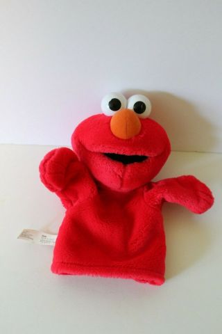 Sesame Street Elmo Plush Hand Puppet By Fisher - Price Mattel 2004