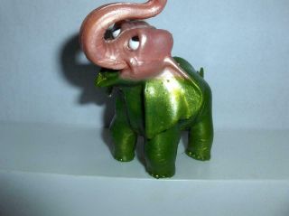 Russ Berrie Elephant Vintage Rare 1968 Oily Rubber Animal Jiggler Monster Figure