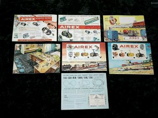 7 Vintage Lionel Toy Train Catalogs 1954 - 1960 2
