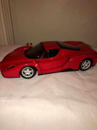 Hot Wheels Ferrari Enzo Car 1/18 Scale Diecast Red