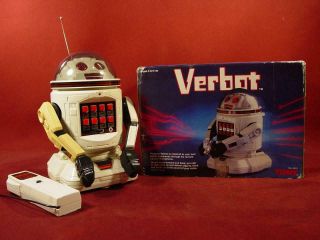 Vintage 1984 Tomy Verbot Voice Programmable Robot Model 5401
