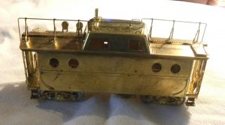 Alco Models Ho Scale Brass Pennsylvania Railroad N - 5c Caboose