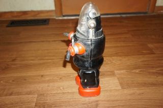 VINTAGE BATTERY OP NOMURA MECHANIZED ROBBY ROBOT JAPAN TIN TOY SPACE 2