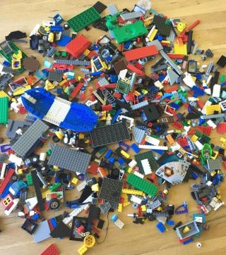 5 LB Bulk Legos CLEANED & SORTED w/ 4