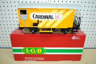 Lgb 42285 Cardinal Beer Refrigerator Box Car G - Scale