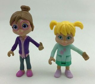 Alvin And The Chipmunks The Chipettes Jeanette And Eleanor Chipmunk 3 " Figures