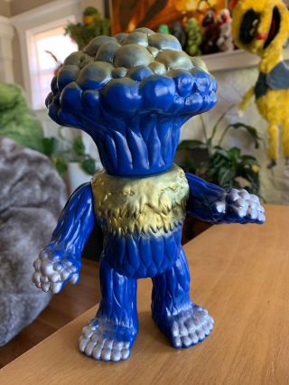 Marmit Matango Blue Version W/ Gold Sprays Toho Sofubi Japan Toy Kaiju Godzilla