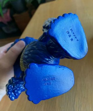 MARMIT Matango Blue Version w/ Gold Sprays Toho Sofubi Japan Toy Kaiju Godzilla 5