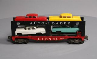 Lionel 6414 Evans Autoloader With 4 Automobiles