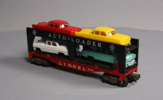 Lionel 6414 Evans Autoloader with 4 Automobiles 2