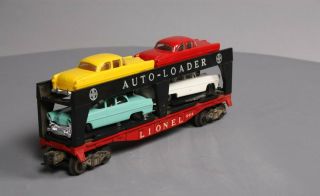 Lionel 6414 Evans Autoloader with 4 Automobiles 4