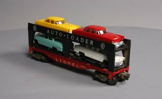 Lionel 6414 Evans Autoloader with 4 Automobiles 6