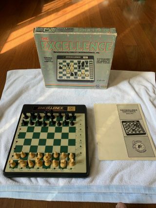 Fidelity " The Excellence " Chess Set Model 6080 Computer Ep12
