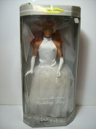 Vtg Dennis Rodman Wedding Dress Action Figure Mip