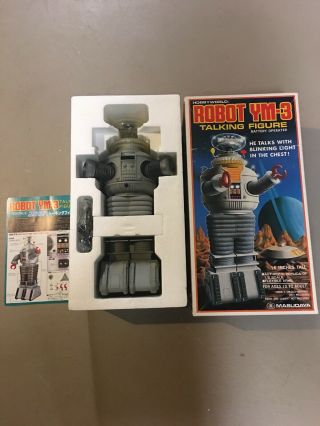 Vintage Robot Ym - 3 Lost In Space Talking Figure Model Kit Masudaya Toy