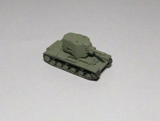 1:144 Wwii Russian Kv - 2 Heavy Tank Early Version
