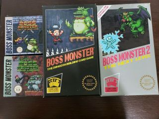 Brotherwise Games Boss Monster The Dungeon Building Card Game 1 &2,  Expansions