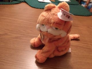 Ty Beanie Babies 7 " Plush Garfield The Cat 2004 W/tag