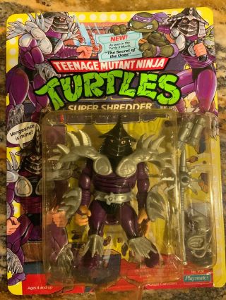 1991 Playmates Teenage Mutant Ninja Turtles Tmnt Shredder Figure