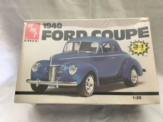 Amt 1/25 Scale 1940 Ford Coupe 3 In 1 Options Kit 6582