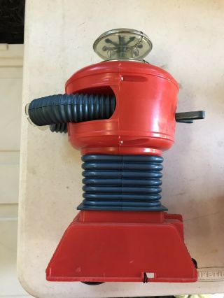 Lost In Space Robot 1966 Remco Vintage toy Red and Blue 3
