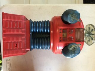 Lost In Space Robot 1966 Remco Vintage toy Red and Blue 5