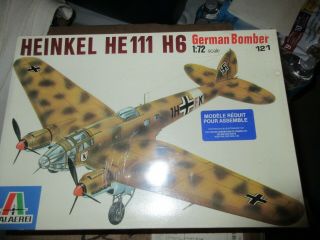 Italeri 1/72nd Scale German Heinkel He 111 H6 Bomber Kit (121)