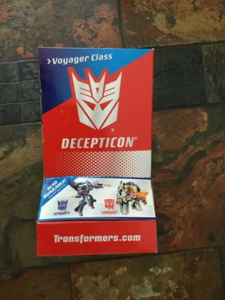 2008 Hasbro Transformers Animated Voyager Class Decepticon Shockwave 4