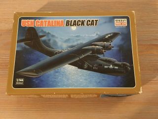 Minicraft Usn Catalina Black Cat 1/144 Kit Contents Still