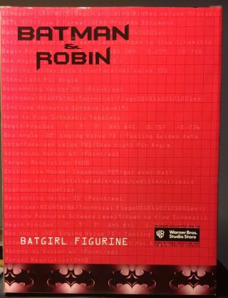 1997 WARNER BROTHERS BATMAN AND ROBIN BATGIRL FIGURINE 11” FIGURE 7