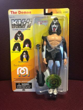 Mego Kiss The Demon Gene Simmons Target 8 " - Inch Action Figure Numbered