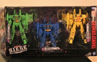 Transformers Wfc Siege Rainmakers / Seekers Voyager Class 3 - Pack,  Misb/new 2019