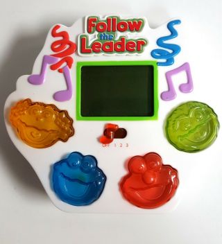 Sesame Street Follow The Leader Electronic Game With Lights,  Sounds & Music