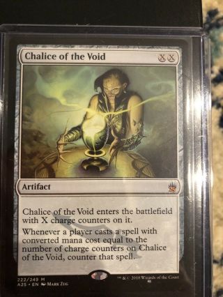 Mtg Magic The Gathering Masters 25 Chalice Of The Void Card Nm/mint