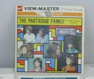 The Partridge Family Tv Show Gaf View Master Set Complete 1970s