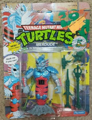 Playmates Tmnt Teenage Mutant Ninja Turtles Merdude 1992 Moc Unpunched