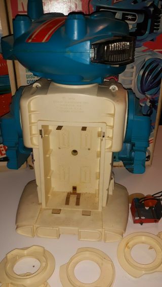 Lost In Space Robot 1966 Remco Vintage toy Red and Blue 8