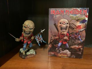 Iron Maiden The Trooper Hand - Painted Head Knockers Bobblehead