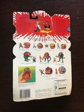 RARE Vintage 1991 Mattel Attack of The Killer Tomatoes Dr Gangreen Ketchuck 6