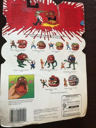 RARE Vintage 1991 Mattel Attack of The Killer Tomatoes Dr Gangreen Ketchuck 8