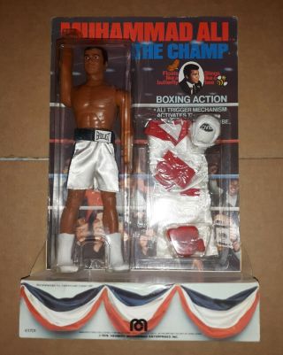 1976 Muhammad Ali The Champ Boxing Action Figure Mego 9 " Action Figure Nib