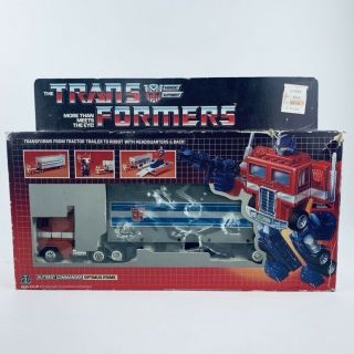 Optimus Prime - Near Complete - Transformers: G1 - Hasbro/takara 1984 -