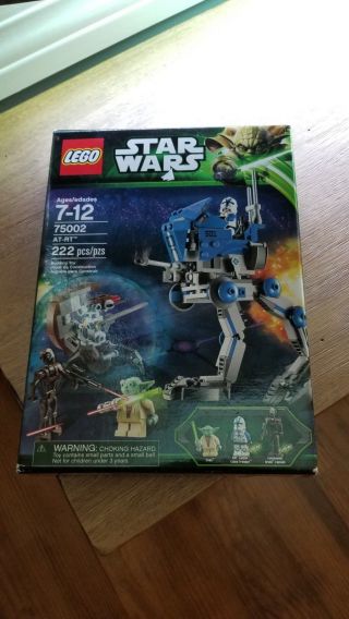 75002 Lego Star Wars At - Rt Walker Yoda 501st Clone Trooper 222 Pc