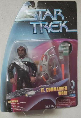 Star Trek Playmates Figure Target Exclusive Lt Commander Worf Starfleet Command