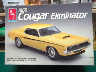 1/25 Amt 69 Cougar Eliminator Complete,  Mixed Parts